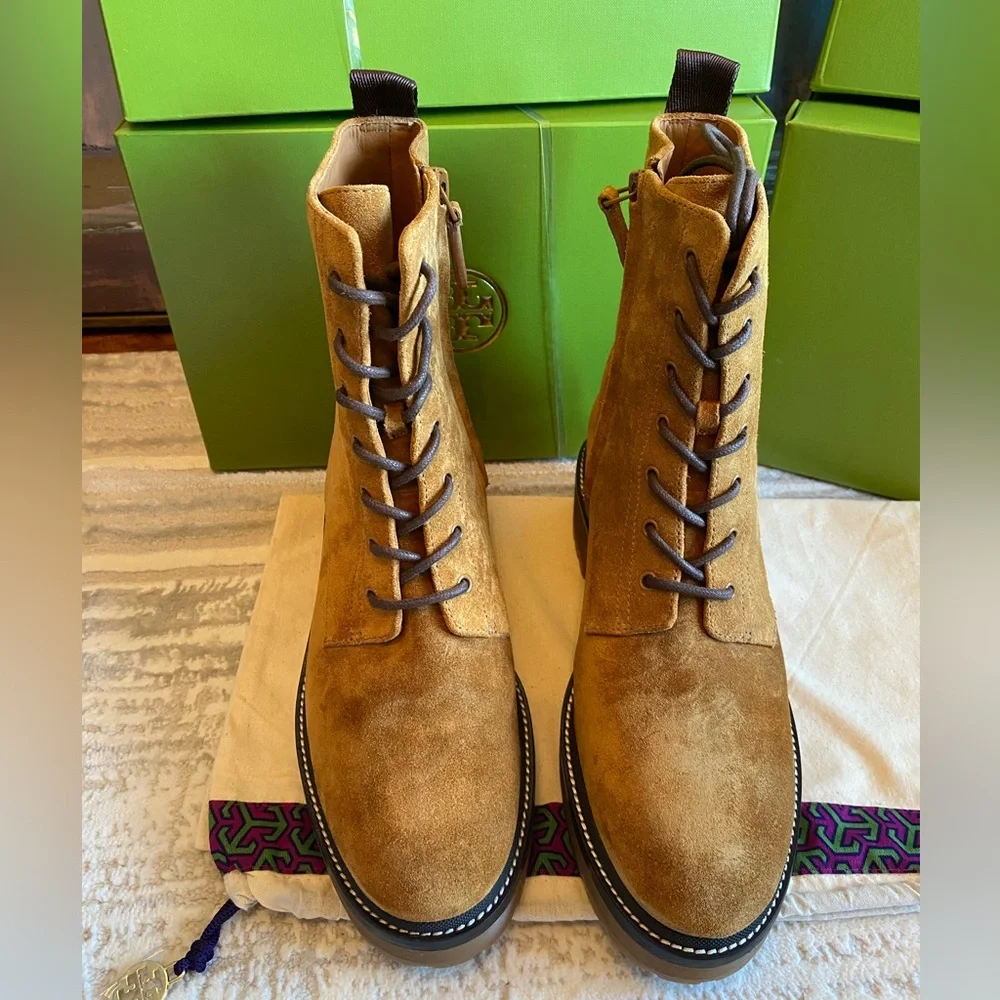 Tory Burch Miller Suede Ankle Boots